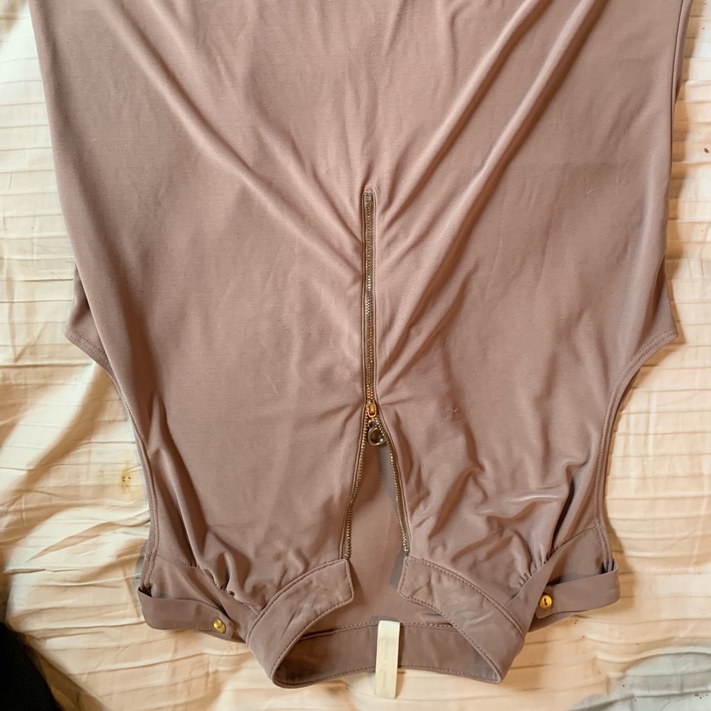 Tan blouse
